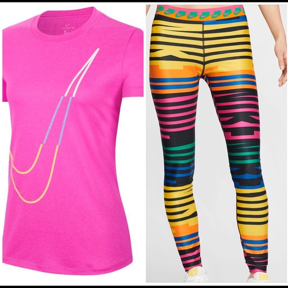 nike 2 piece legging set